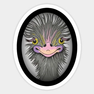 Cute Ostrich Sticker